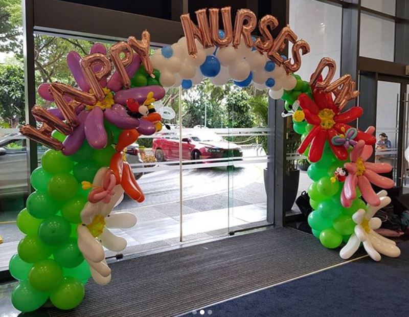 Nurse Day Balloon Arch