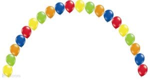 String of Pearl Arch Balloon