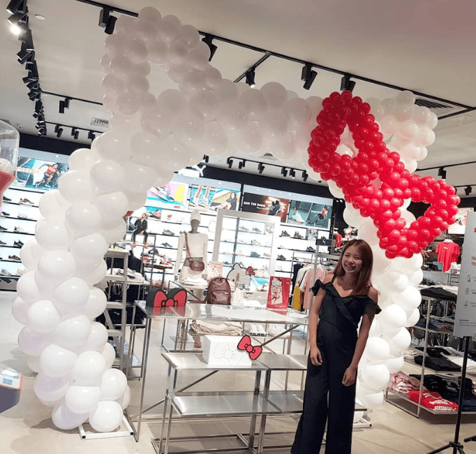 Hello Kitty Balloon Arch for Puma’s New Shoe Launch!