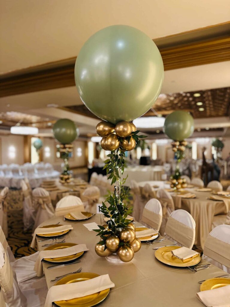 Balloon Table centerpieces