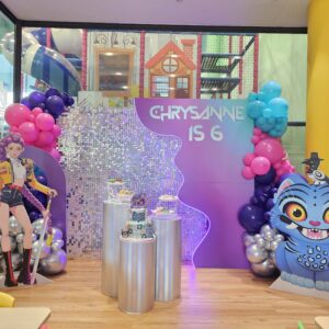Colourful birthday celebration for Chrysanne