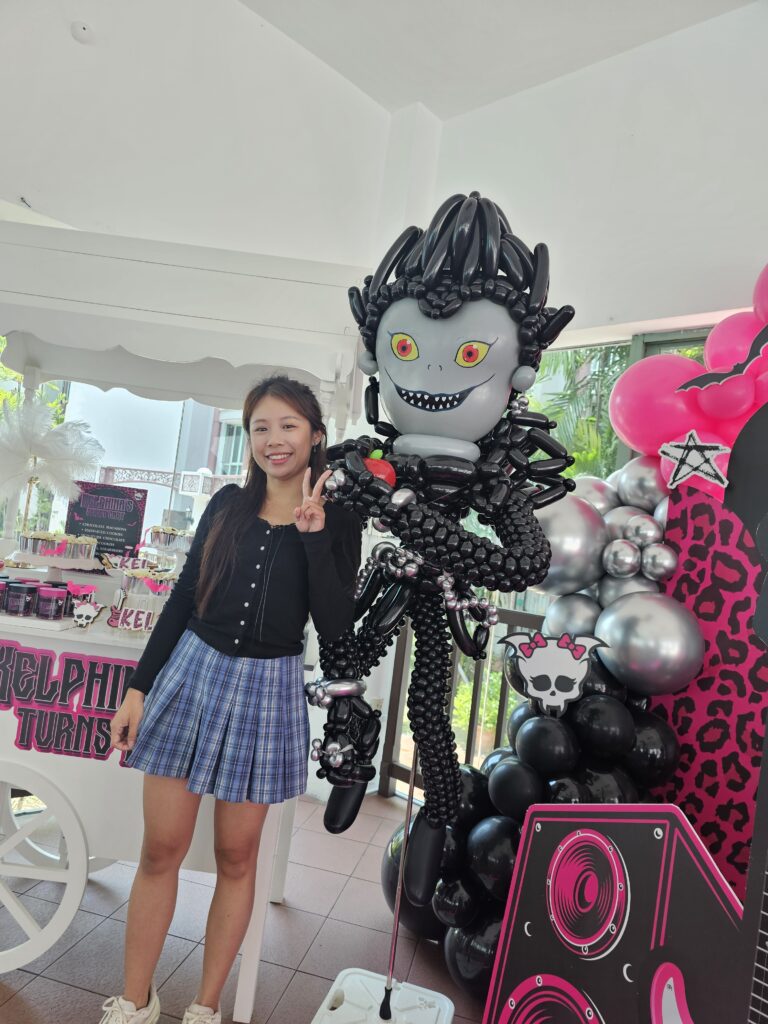 anime balloon art Singapore Death Note theme